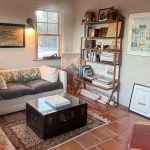 View of the cozy living space at Wind Whistle Farm