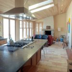 View of the kitchen and dining area at Wind Whistle Farm